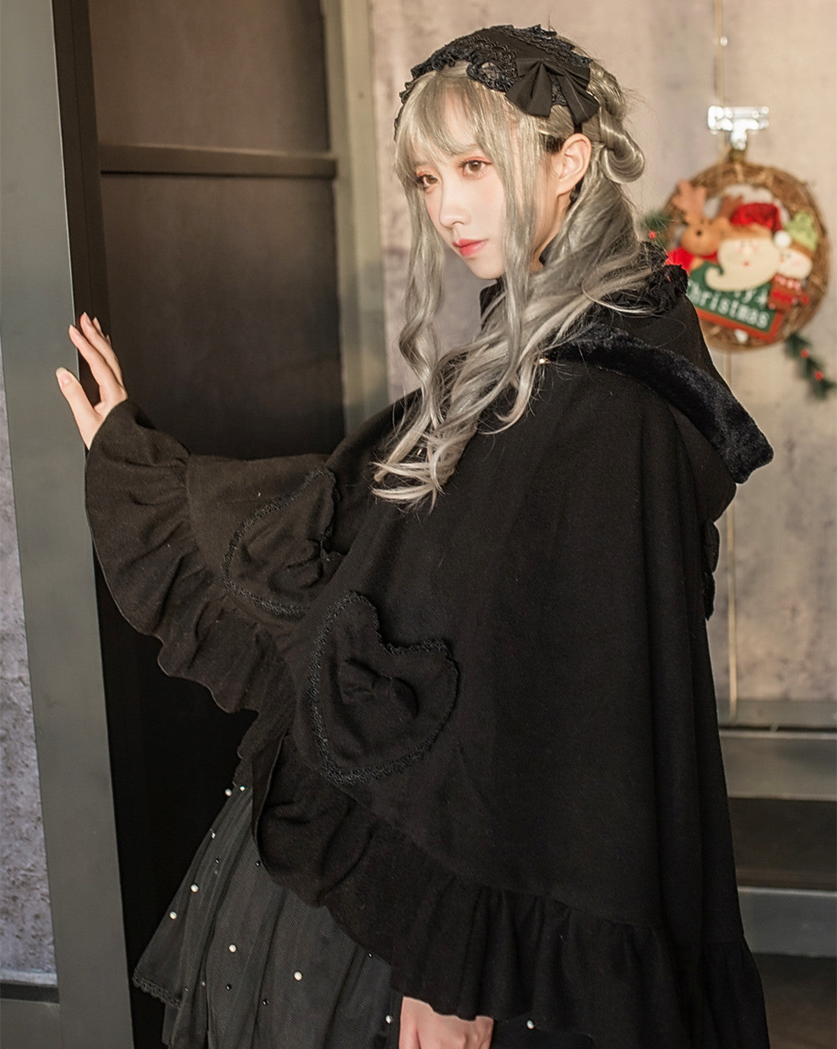 Blusa de Frio Jeffinha Capa com Orelhas de Coelho ⊹ ࣪ ˖