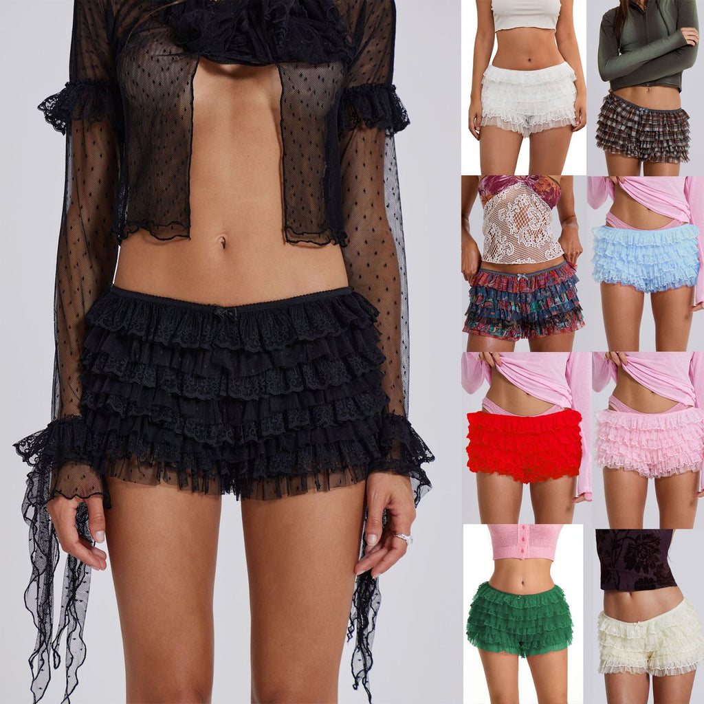 Short em Renda Nana Lolita ⊹ ࣪ ˖