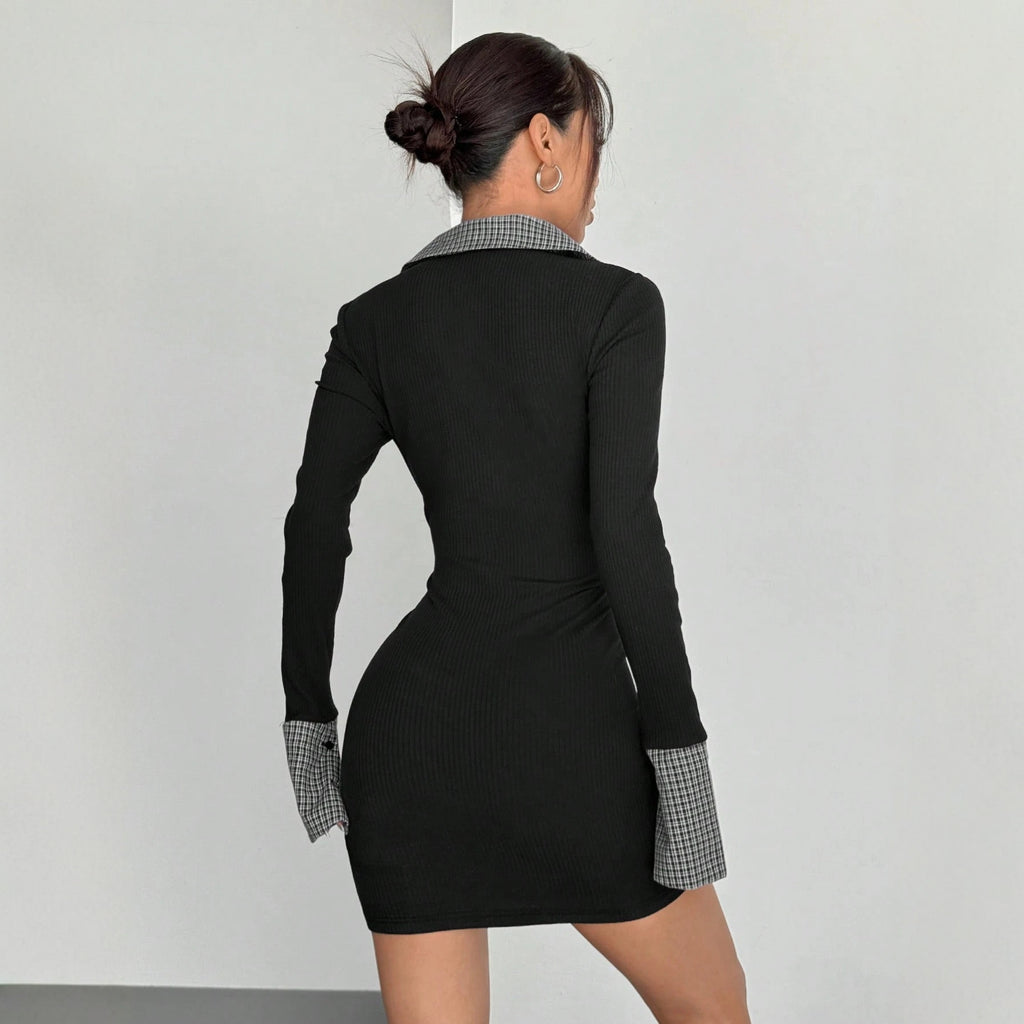 Vestido Curto Secretária Lua ⊹ ࣪ ˖