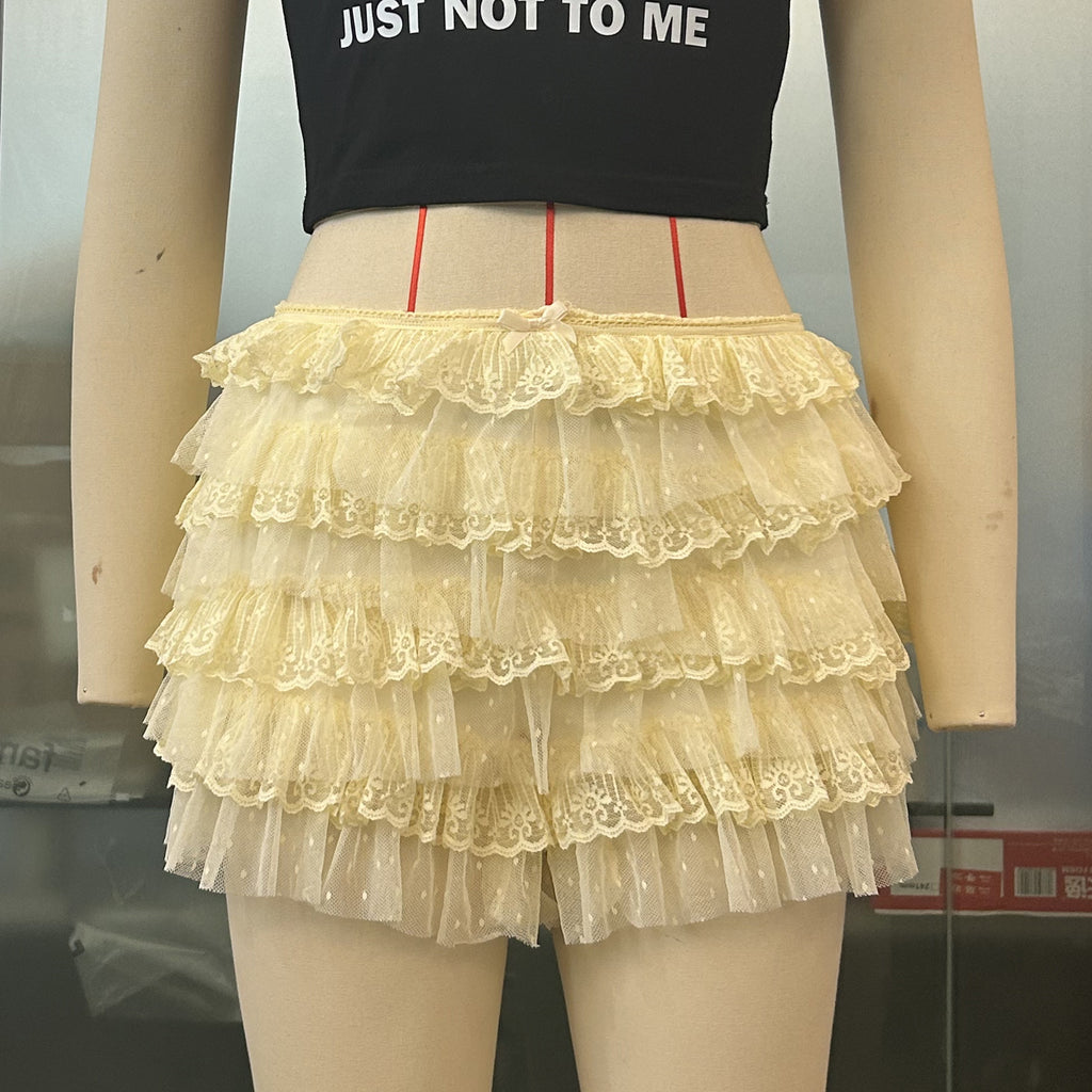 Short em Renda Nana Lolita ⊹ ࣪ ˖