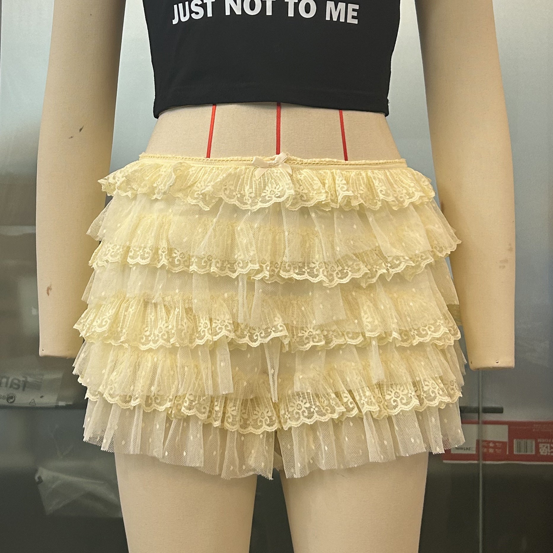 Short em Renda Nana Lolita ⊹ ࣪ ˖