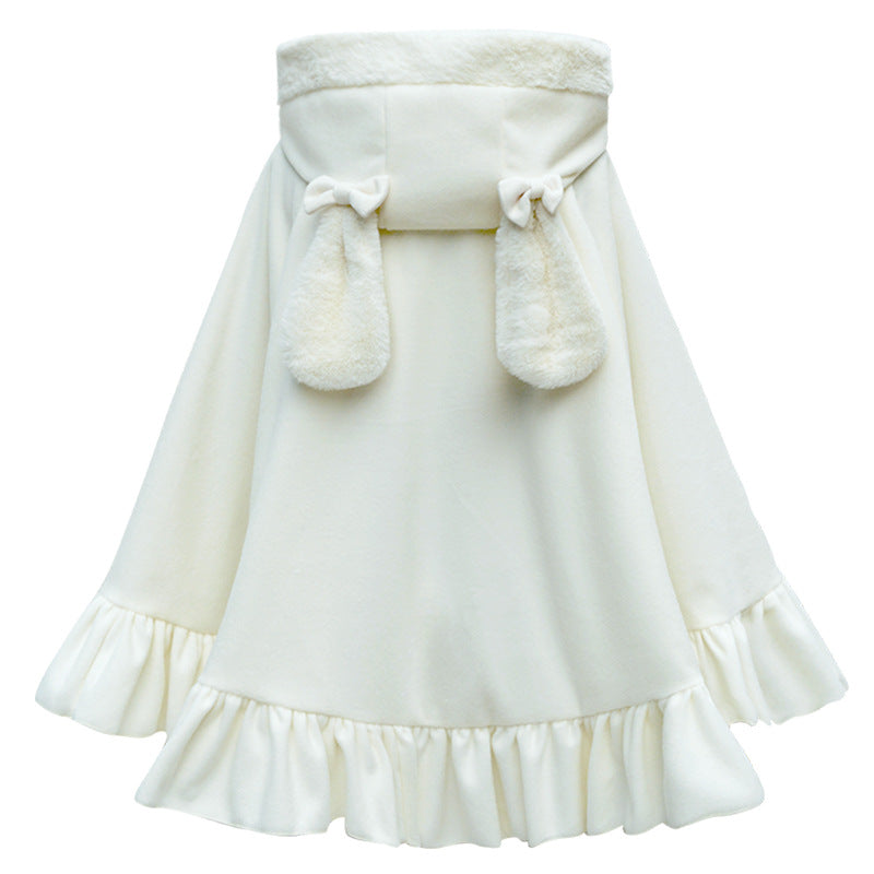 Blusa de Frio Jeffinha Capa com Orelhas de Coelho ⊹ ࣪ ˖